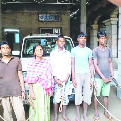 Arrestation de cinq guérilleros présumés