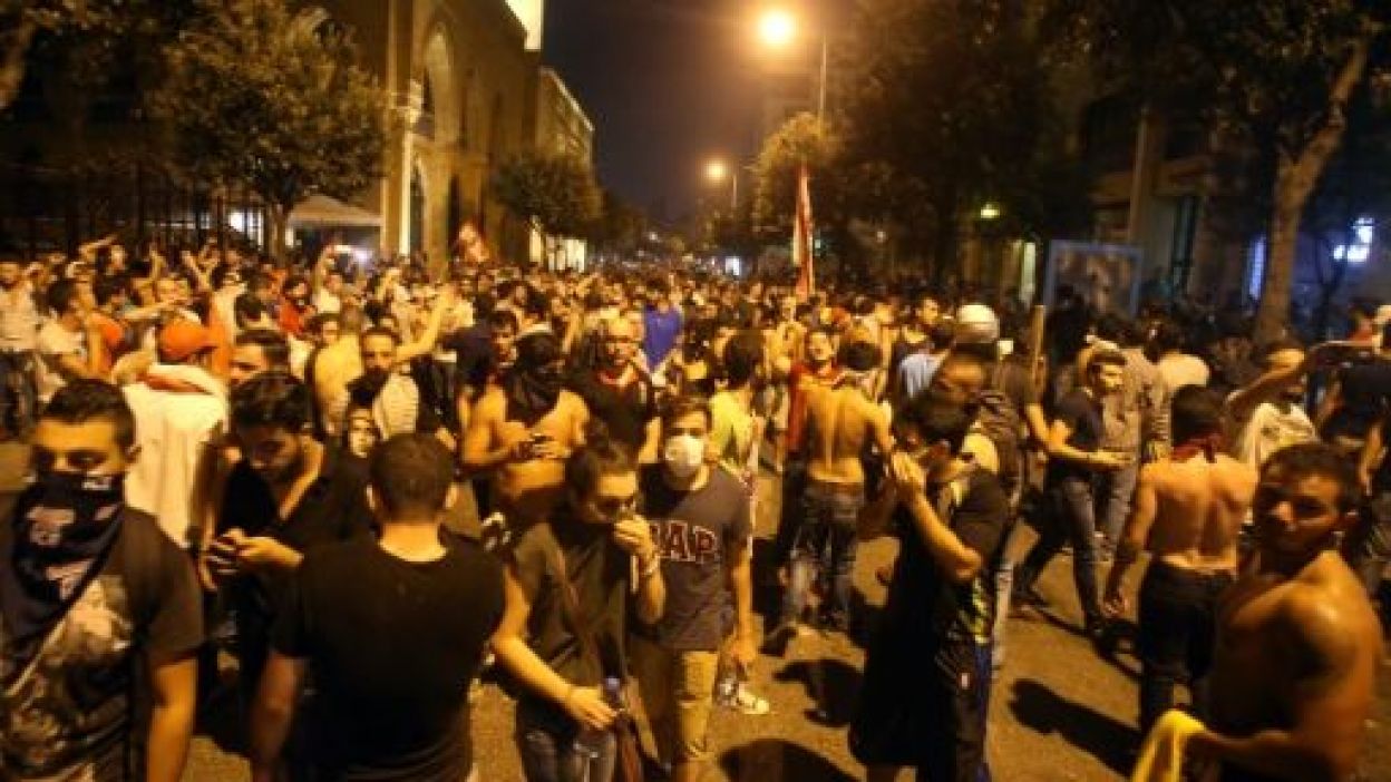 Manifestation à Beyrouth ce 22 août.