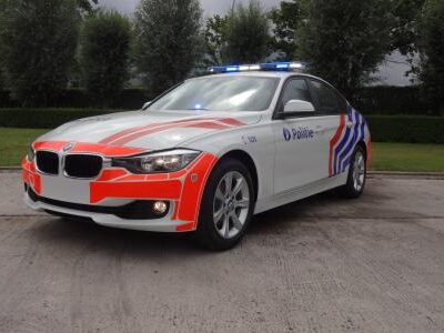 Une des nouvelles BMW de la police fédérale