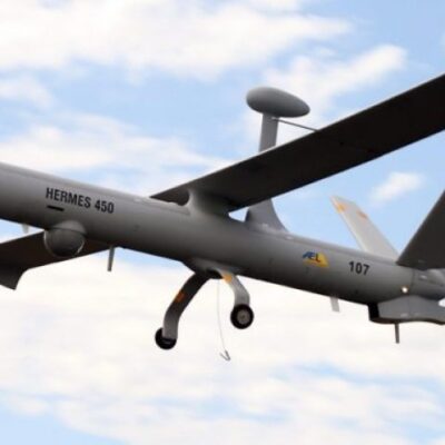 Un drone HERMES de la police brésilienne