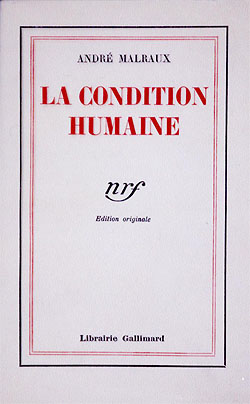 L'édition originale de La Condition humaine