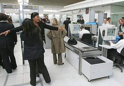 Contrôle à l'aéroport