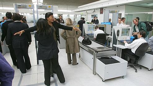 Contrôle à l'aéroport