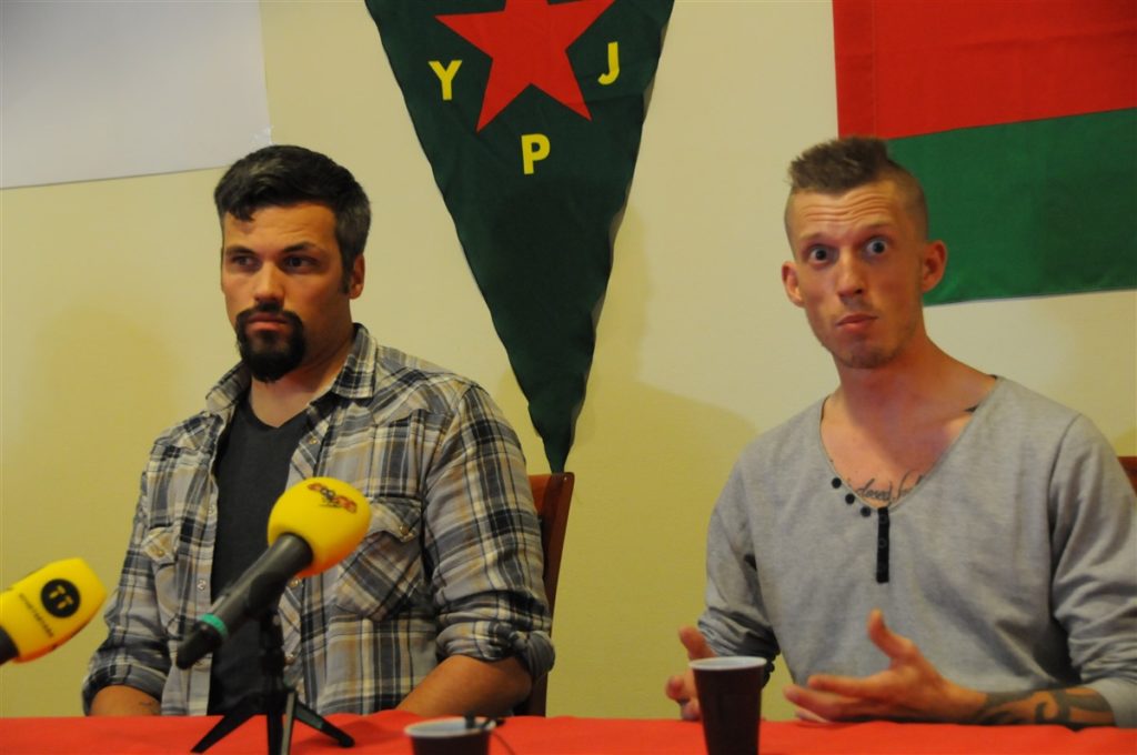 Combattants internationaux des YPG.