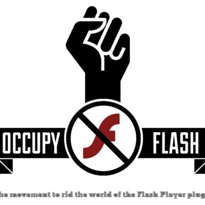 Le site 'Occupy Flash' promeut l'abandon d'Adobe Flash.