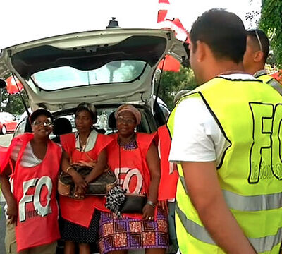 Les grévistes de Theloo