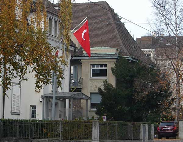 Consulat turc à Zürich.