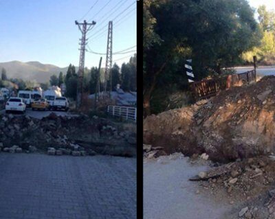 Barricades et tranchées à Varto