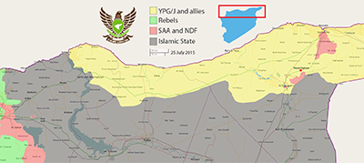Le point rouge représente la position approximative du checkpoint.