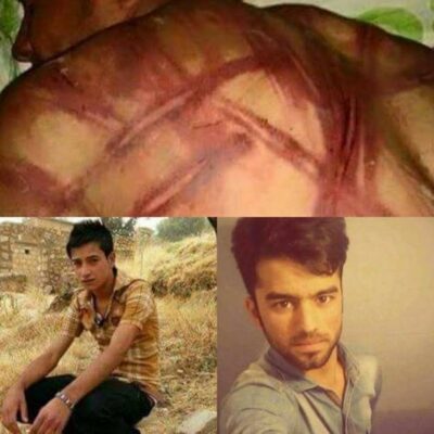 Les deux jeunes militants torturés par Parastin.