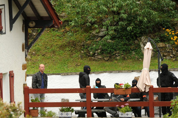 L'opération policière à Saint-Etienne-de-Baïgorry