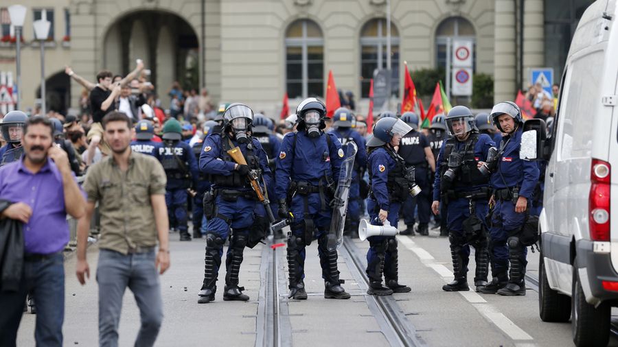 Les incidents à Berne