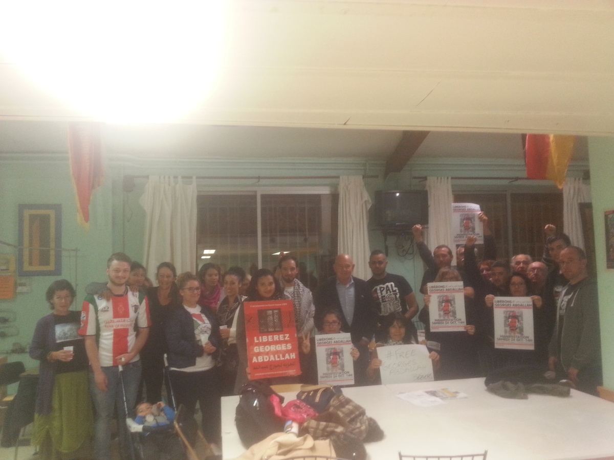 Réunion publique à Béziers