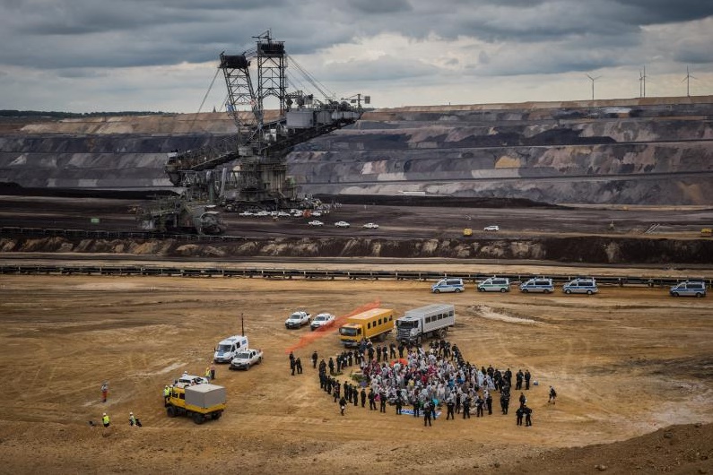 Manifestation pour la forêt d'Hambach. Manifestation pour la forêt d'Hambach.