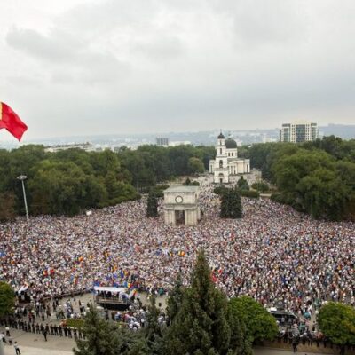 La manifestation de Chisinau (Kichinev)