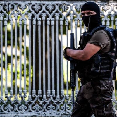 Un policier des forces spéciales turques.