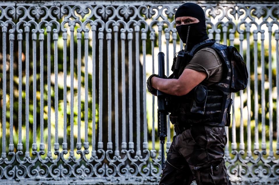 Un policier des forces spéciales turques.