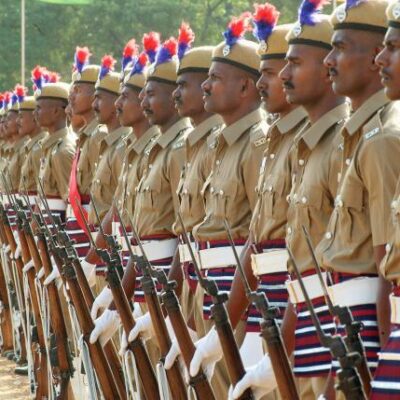 Membres de la police du Bihar