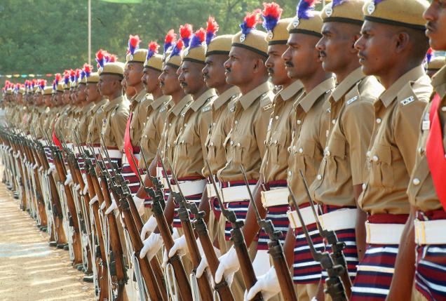 Membres de la police du Bihar