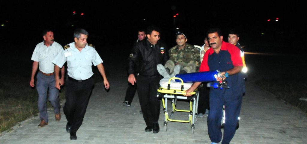 Un des blessés transféré à l'hôpital de Van