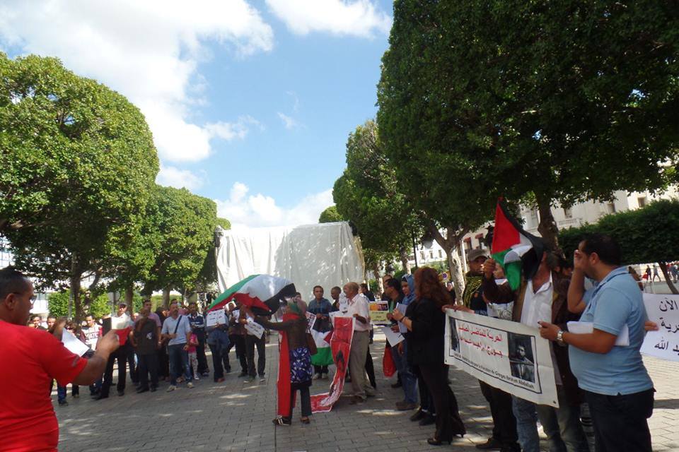 Au rassemblement de Tunis