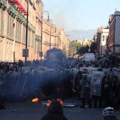 Déploiement policier à Mexico City