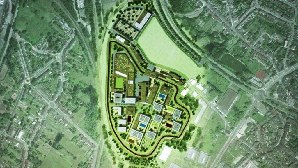 La future prison de Haren