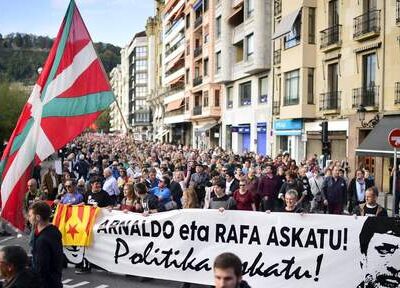 La tête de la manifestation