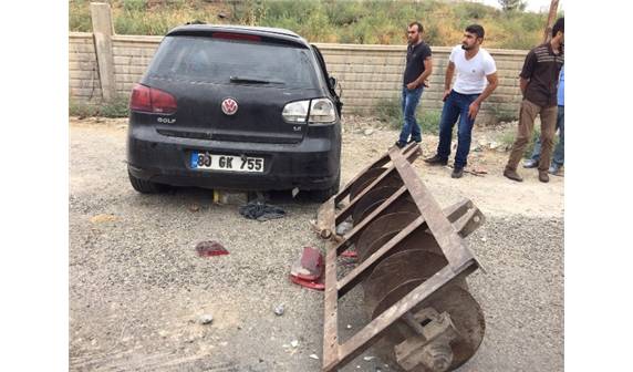 Le lieu de la fusillade à Bismil