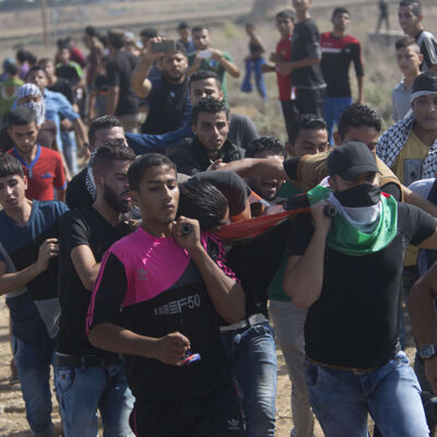 Une victime des tirs israéliens ce vendredi à Gaza