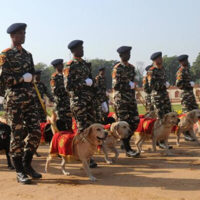 Membres de la SSB à la parade