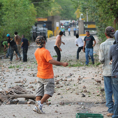 Affrontements à El Limón