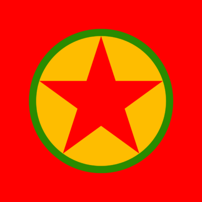 Drapeau du PKK.