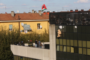 L'évacuation du squat à Bologne