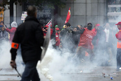 Incidents à la manifestation du 7 octobre