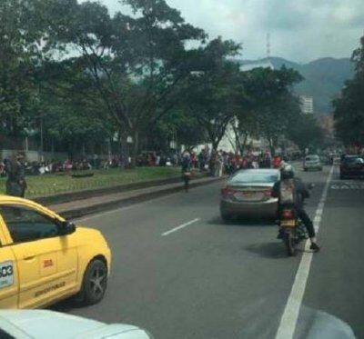 Affrontements à Bogota