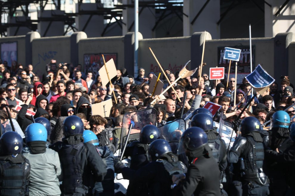 Incidents à Bologne