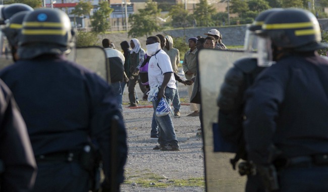 Affrontements à Calais