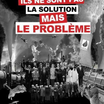 Affiche de Paris-Luttes.info contre la COP