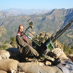 Une pièce anti-aérienne du PKK