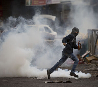 Affrontements à Hébron hier 6 novembre