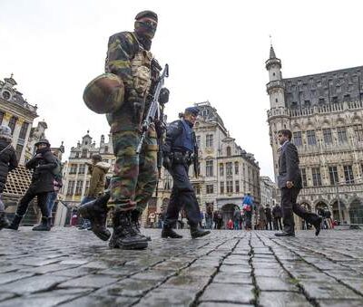 Déploiement militaire à Bruxelles