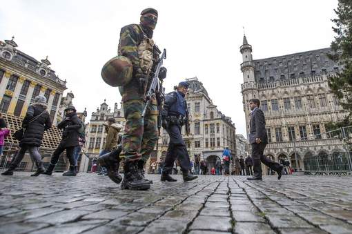 Déploiement militaire à Bruxelles