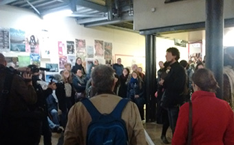 Dans la cour du Pianofabriek...