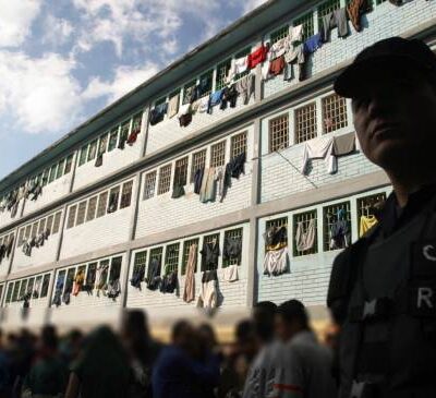 Une prison oú sont détenus des membres des FARC