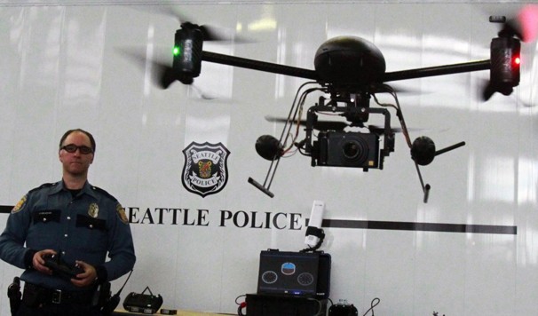 Un drone de la police de Seattle