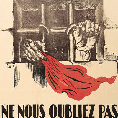 Affiche de la section française du SRI de l'entre-deux-guerres