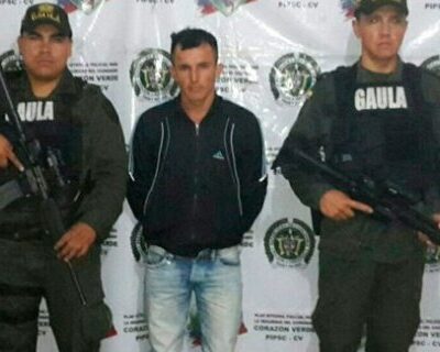 Un des guérilleros capturés