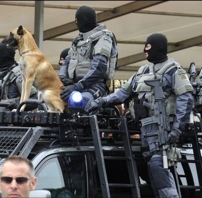 Membres des les unités spéciales de la police fédérale