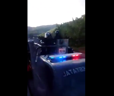 L'embuscade policière (capture d'écran)